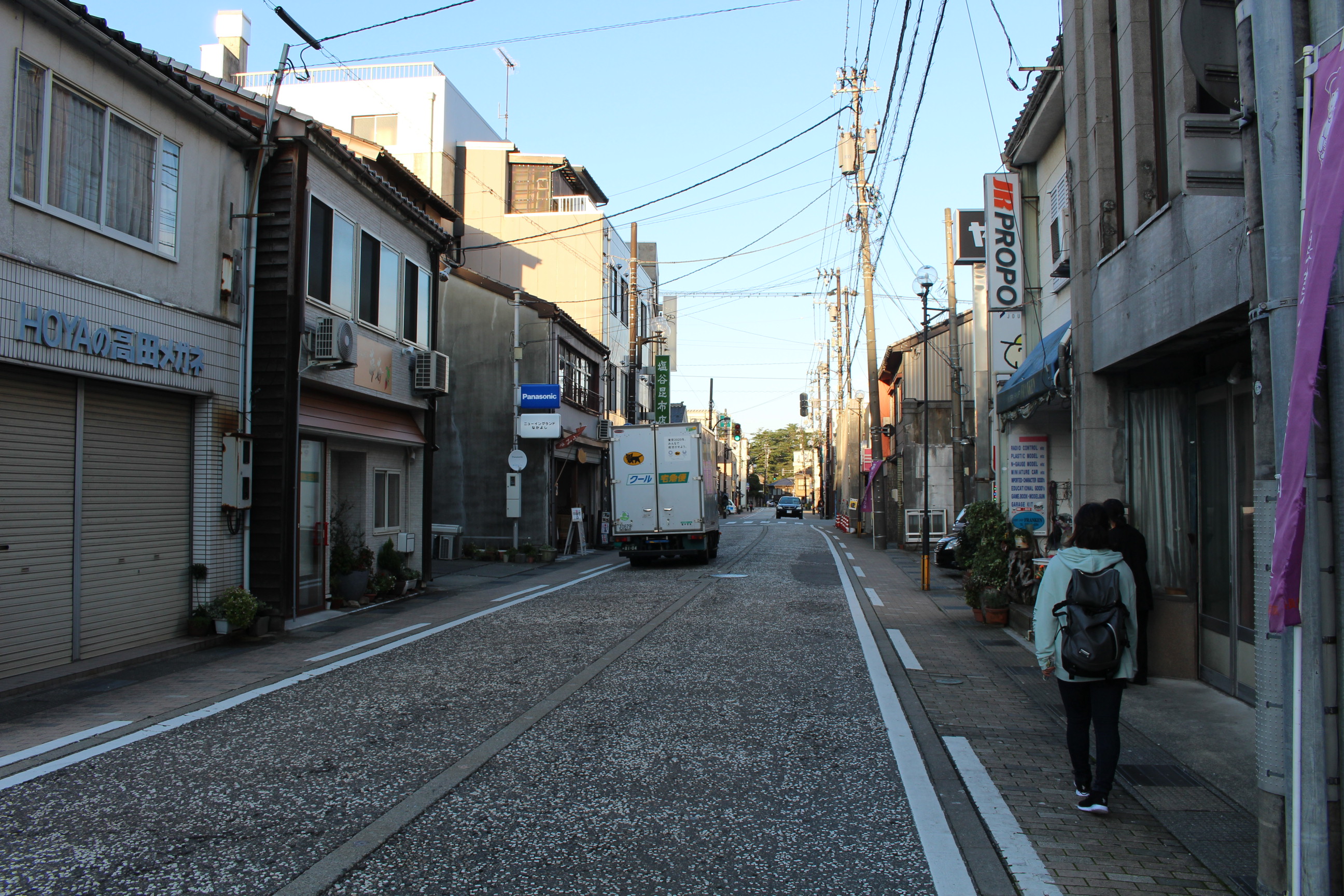 旧市街地でのフィールドサーベイ